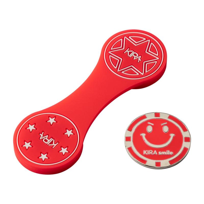 キャスコ(Kasco) KICM-2418 KIRA シリコンクリップマーカー レッド