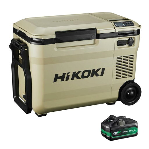 HiKOKI(ハイコーキ) 14.4/18V 冷温庫 UL18DBA サンドベージュ 高容量バッテリー1個付き 庫内容量25L -18℃~+60℃設定可 2部屋モード 3電源対応 UL18DBA(WMBZ)【ポータブル冷蔵庫 車載冷蔵庫】 HiKOKI(ハイコーキ) 14.4/18V 冷温庫 UL18DBA サンドベージュ 高容量バッテリー1個付き 庫内容量25L -18℃~+60℃設定可 2部屋モード 3電源対応 UL18DBA(WMBZ)【ポータブル冷蔵庫 車載冷蔵庫】