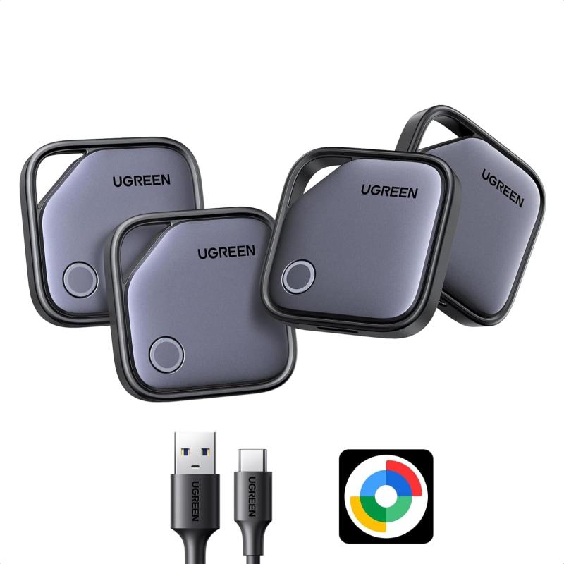 UGREEN FineTrack G Android専用 Google Find Hub対応 USB-C充電対応 airtag アンドロイド Bluetoothトラッカー 荷物/スーツケース/財布/鍵などのファインダー 忘れ物防止 Pixel 10/Ga
