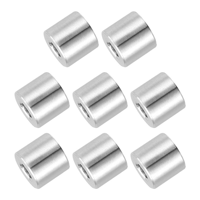 楽天DONZ STORE8個 スペーサー ステンレス M6 内径6 mm x 外径14 mm x 高さ13 mm 304ステンレス製 （ねじ切りなし） 丸型スペーサー ブッシング スタンドオフ ネジ ボルト