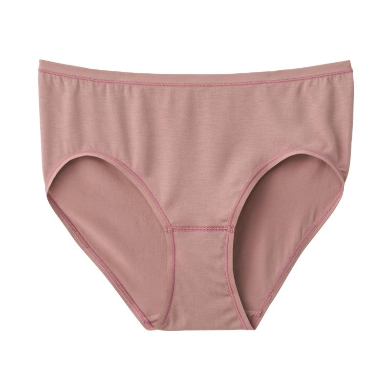 無印良品 婦人 なめらかミディショーツ レディース FCE26A5A スモーキーピンク 婦人Sのサムネイル