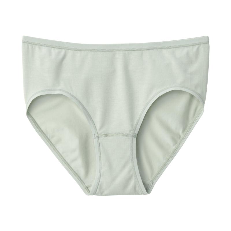 無印良品 婦人 なめらかミディショーツ レディース FCE26A5A ペールグリーン 婦人Lのサムネイル