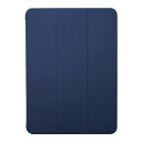 バッファロー iPad Air 13インチ M3 / M2 ハイブリッド レザーケース ブルー BSIPD22109CHLBL(2)