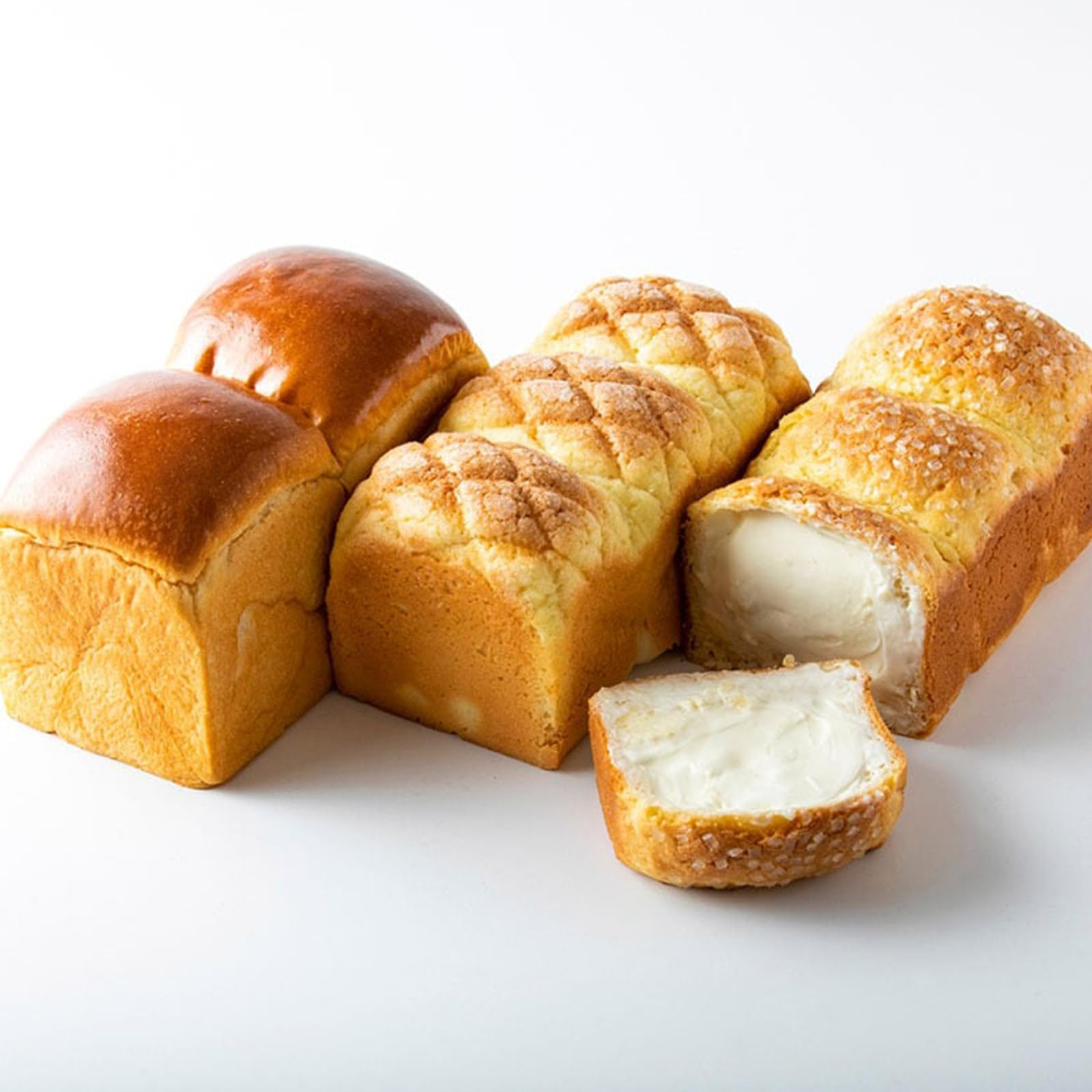 【送料無料】こどもの日 母の日 高級食パン 3種3本 食べ比べセット プレミアムシリーズ 山型食パン メロン食パン 4種のチーズ＆ザクザクシュガー食パン 3本セット 山型 ＆ メロン ＆ チーズ