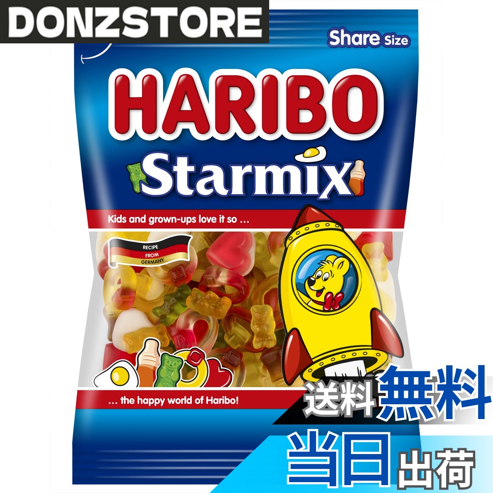 商品情報 商品の説明 商品紹介 ゴールドベアとハッピーコーラに加え、目玉焼きやハート型のグミなど、ハリボーの「スター」商品が一度に楽しめるよくばりな一袋。 原材料・成分 水あめ、砂糖、ぶどう糖、ゼラチン/ク エン酸、香料、着色料(果汁、フラボノイド、スピル リナ青、カラメル、アントシアニン)、光沢剤、(一 部にオレンジ・キウイ・りんご・ゼラチンを含む) 主な仕様 ゴールドベア、ハッピーコーラに加えマシュマロ付きの目玉焼きなどの変わった形のグミ # 【送料無料】Haribo ハリボー スターミックス 200g x4袋 お気に入りのお菓子を探しているけれど、どれを選ぼうか悩んでいる方にピッタリな商品をご紹介します。多彩な形と味わいを楽しめるハリボーの「スターミックス」は、ゴールドベアやハッピーコーラ、目玉焼きやハート型のグミまで、バリエーション豊かに揃っています。みんなでシェアしながら楽しむと、笑顔が広がりますよね。 この商品は、様々なデザインと味の組み合わせで、毎回新しい発見があります。特に子どもたちや友人とのおやつタイムにぴったりです。さらに、送料無料なので、気軽に手に入れることができます。自分へのご褒美や、大切な人へのプレゼントにもオススメです。 ぜひ、この機会にハリボーのスターミックスをお試しください。きっとお気に入りの一品に出会えることでしょう。 ## 多彩な味わいと形状の楽しさ ハリボーのスターミックスは、単なるグミではありません。様々な形状と味が組み合わさり、一つの袋の中で異なる体験を提供してくれます。ゴールドベアはその名の通り、愛らしいクマの形。また、ハッピーコーラは、爽やかで甘さ控えめな味わいが特徴です。 目玉焼きやハート型のグミなど、見た目にも楽しい形が多いのも魅力です。特に目玉焼き型のグミは、一口食べるとふんわりとした味わいが口の中に広がります。見た目がキュートなので、友人とのシェアやパーティーに持っていくと、場が盛り上がります。 また、ハリボーの品質は安心。それぞれの材料にもこだわりがあり、品質の高いグミを楽しめます。原材料としては、水あめ、砂糖、ぶどう糖などが使用されており、一つひとつが手間暇をかけて作られています。 このスターミックスは、個性豊かなグミが詰まったお得な商品です。ぜひ、いろいろな形や味の驚きを楽しんでみてください。 ## 友人や家族とシェアする楽しみ スターミックスは、自宅でのくつろぎタイムやお出かけのお供にぴったりです。特に友人や家族と一緒に楽しむ時、さまざまな味をシェアすることで会話が弾みます。グミの形や色を見ながら、お互いにどれが好きか話し合う時間は、特別な思い出となるはずです。 例えば、映画を観ながら片手にスターミックスを持つのも良いですね。ポップコーンの代わりに軽いお菓子として楽しむことができ、甘い味が映画の感動をより引き立ててくれるでしょう。また、子どもの誕生日パーティーにもぴったりです。カラフルで魅力的なスターミックスは、子どもたちを惹きつけます。 この商品は、日常のあらゆるシーンにフィットしますので、ぜひみんなで楽しむことをおすすめします。大きな袋を開けた瞬間、笑顔が広がること間違いなしです。一緒に楽しむことで、心も豊かになりますね。 ## 購入の際のポイントと注意点 ハリボー スターミックスを購入する際には、いくつかのポイントと注意点があります。まず、商品のサイズについてですが、200gの袋が4つセットになっているため、容量は豊富です。自分で楽しむだけでなく、友人とのシェアにも最適です。 次に、原材料に注意が必要です。一部にオレンジやキウイを含んでいるため、アレルギーを持つ方は確認が必要です。また、保存方法についても注意してください。直射日光を避け、湿気の少ない場所で保存することが推奨されています。 食べきれなかった分は、密閉容器に移すことで freshness を保ちましょう。また、サプライズギフトとして贈る場合も、相手の好みやアレルギー情報を考慮に入れておくと良いでしょう。ギフトラッピングをすると、より一層特別感が増します。 これらのポイントを踏まえた上で、安心してお楽しみください。 ## まとめ - ハリボー スターミックスは多彩な形と味わいが特徴。 - 家族や友人とシェアして楽しめる。 - 原材料や保存方法に注意が必要。 - 自宅のおやつやパーティーにピッタリ。 - 送料無料で手軽に購入可能。 ぜひ、この機会にハリボー スターミックスをお試しください。楽しい時間が待っています！