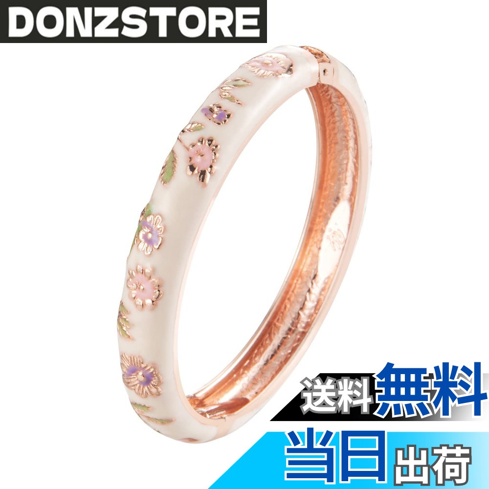【送料無料】[wynameleri] 上品なレディースバングル 七宝焼工芸 シンプル ファセット加工 幸運を運ぶ 腕輪 おしゃれなブレスレット