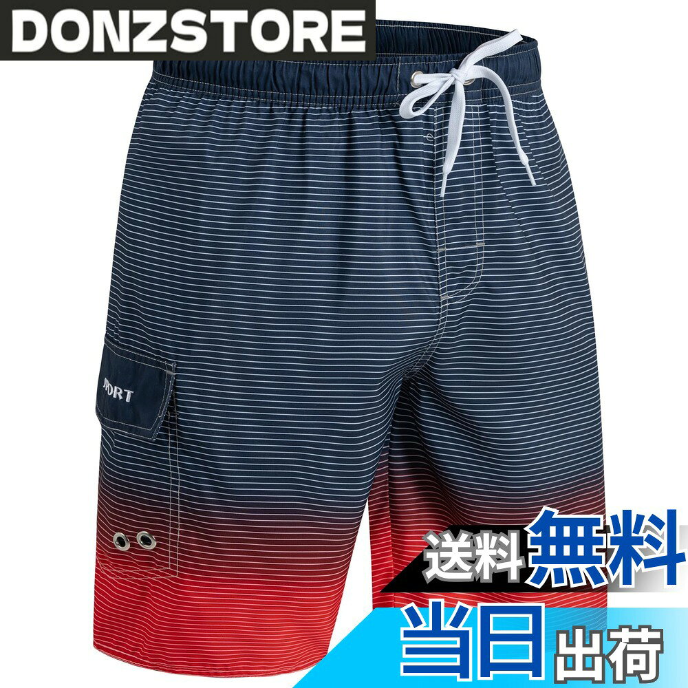 【送料無料】[KEFITEVD] ハーフパンツ メンズ 夏 水着 水陸両用 サーフパンツ イン...