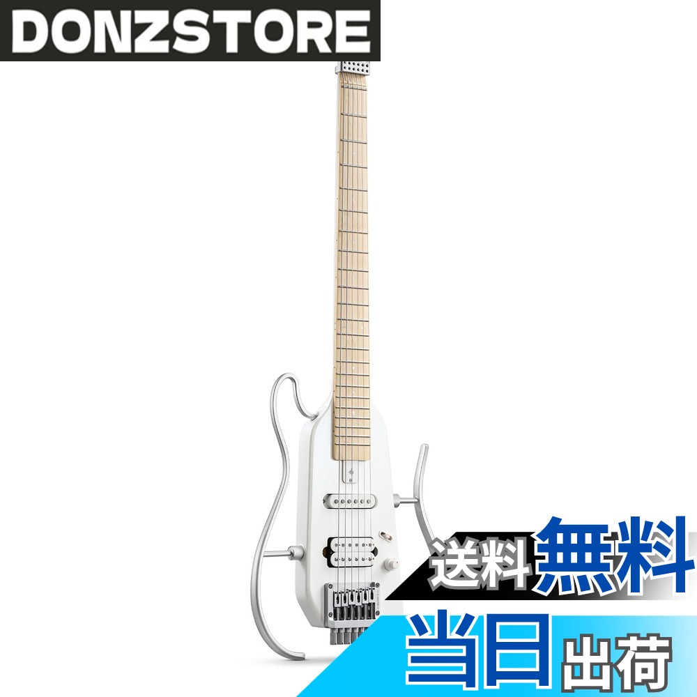 【送料無料】Donner HUSH-X エレキギター ヘッドレス トラベルギター ポータブル エレキ ...