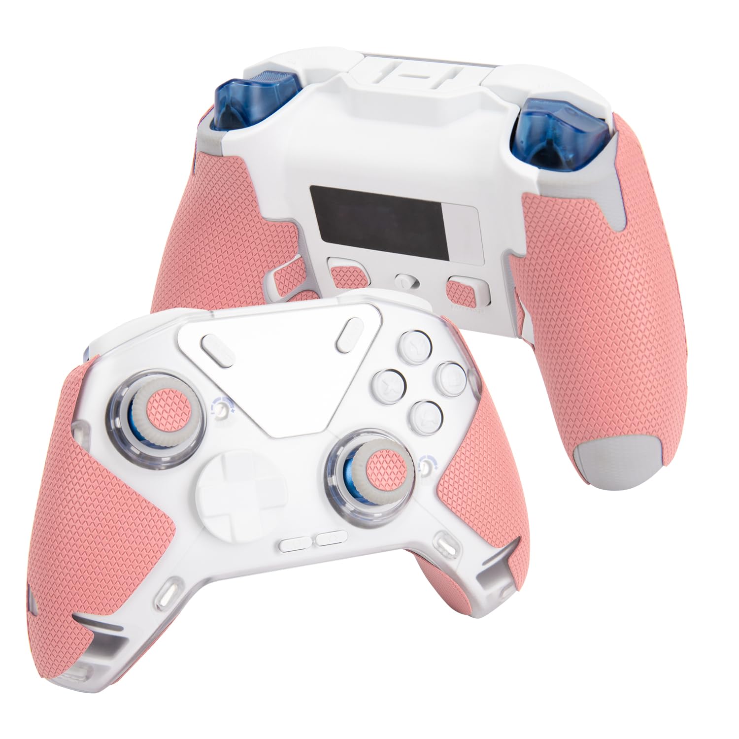 商品情報商品の説明【 グリップ力強化 & 吸汗力強 】 TALONGAMES FLYDIGI APEX 4 コントローラー 用 コントローラーグリップ Liteバージョン アンチスリップテープ グリップ テープ 滑り止め グリップシール カット済 1セット入り [ グリップ部分のみ ] (ピンク)主な仕様 【 グリップ力を進化 & 全面保護 】FLYDIGI APEX 4 コントローラー 専用の滑り止めグリップです。0.5mm極薄材料を採用しており、コントローラーの感触を失うことなく卓越したグリップが得られます。グリップ力を大幅に強化し、乾燥肌でも吸い付くようなグリップ力を実感でき、快適で激しいゲーム中に安定的に発揮します。傷きつやすい部分をカバーすることで、ご愛用のコントローラーを擦りやショックなどダメージから保護します。【 吸汗力 & 滑り防止効果抜群 】このグリップは、汗まみれのゲーマーにとって大きな助けとなり、手とコントローラーを乾いた状態に保つことができます。TALONGAMES独自のポリエステルシ材料を使用しており、驚きほどの強い吸水性を実現でき、ゲーム中に手汗や水の影響を受けません。滑り防止効果が抜群で、まったく新しいゲーム体験をもたらします。【 米国3M粘着層使用 】米国3M社粘着剤を使用しており、超粘着力で耐久性が高いです。ご不要の際に、剥がす時にキズなどを残りません。商品を出荷する前に、消臭処理を実施します。安心、安全、嫌な匂いがほぼなし。（注意：匂いを消すために、グリップステッカーを48時間放置してください。）【 ジャストサイズ デザイン 】当社のFLYDIGI APEX 4コントローラースキンは、FLYDIGI APEX 4のコントローラー実体に基づき丁寧に開発しました。グリップ効果を最大化するため、手のひらから指まで接触の部分全部をカバーします。同時貼り付けた後にコントローラーの美しさを十分に考慮してデザインします。【 初心者でも簡単装着 】 パッケージ内にユーザガイドが付き、初心者でもきれいに貼り付けます。またお客様に最高の使用体験を確保します。台紙に固定するカット済のグリップシールを提供いたします。ご使用の際に、剥がすだけで簡単に使います。【ご注意】コントローラーは商品に含まれておりません。