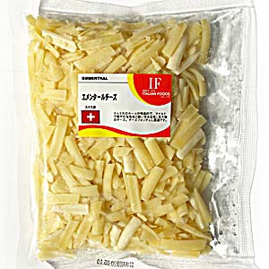 【エメンタール・シュレッド(200g)】スイス産　トロリとろけるチーズを細かく刻んだのでそのまま使えて便利。チーズ…