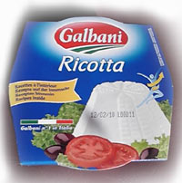 【リコッタ(250g)】Galbani製イタリア国産の生乳のみを使用した本格派フレッシュチーズ。トーストにそのままぬっても、タルトやムース、チーズケーキなどデザートに使ってもOKです!!