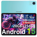 【数限定8000円オフ】Android15 タブレット 12インチ AIタブレット DOOGEE T36 20GB RAM+256GB ROM+2TB拡張 8コア T620 2.2GHz高性能CPU WIFIモデル&4G LTE SIMフリー|FHD+ 90Hz|Widevlne L1 1080P対応|8000mAh|顔認識|1300万画素 AIカメラ|GPS|OTG|通話 タブレット