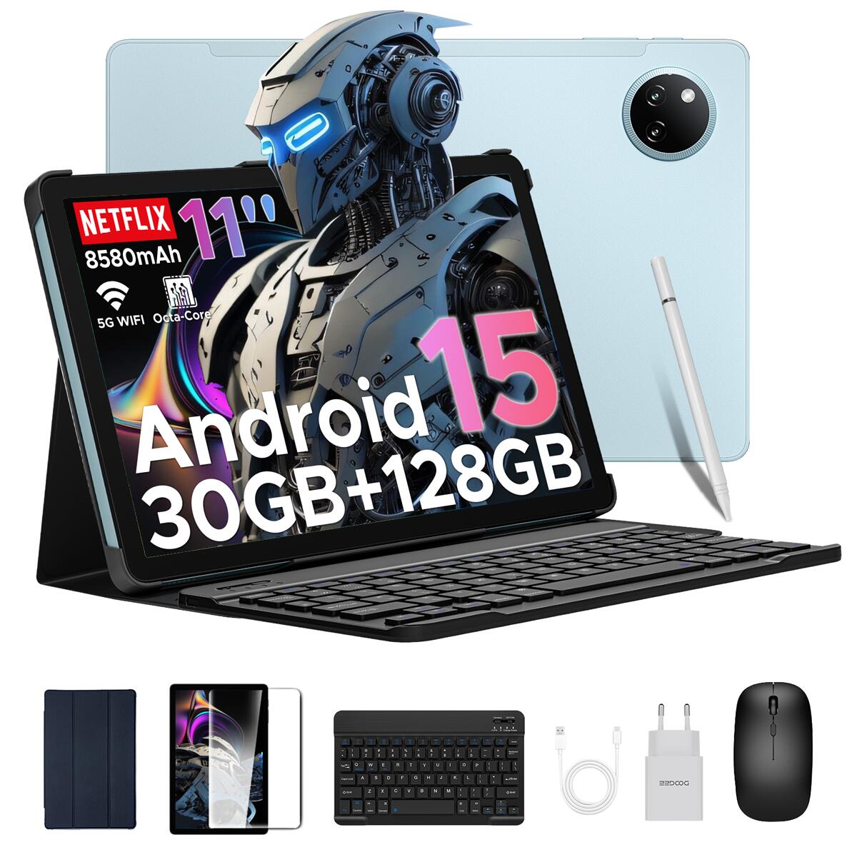 【期間限定6000円オフ】即納Android15タブレット DOOGEE A9PRO+セット版 11インチタブレット 90Hz 30GB RAM+128GB R...