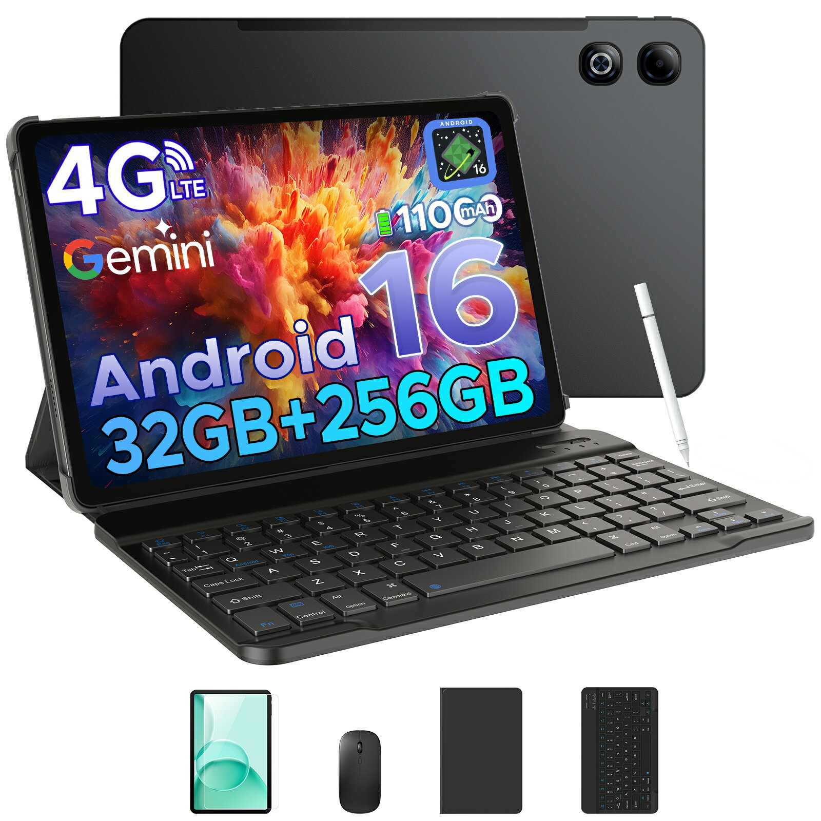 【ピロリンピロリン】Android16タブレット 30GB+256GB ピロリンピロリン】Android16タブレット 30GB+256GB アンドロイド16