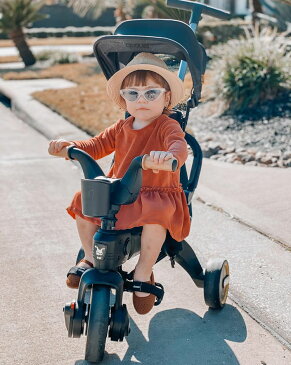 リキトライク ニトロブラック 世界最小 折りたたみ 三輪車 10ヶ月〜3歳 セカンドベビーカー 成長に合わせて 変形 1歳のお誕生日 プレゼント liki trike プレミアム