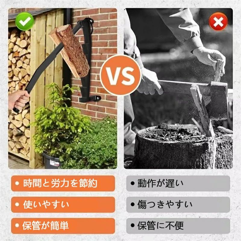 薪割り器 キャンプ キャンプ 薪割り台 キャンプ アウトドア アウトドア 薪割り機 ...
