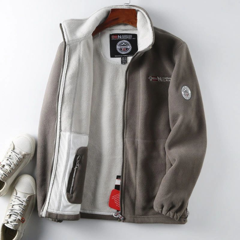 Other - S-3XL 冬 ボアジャケット ボアコート 保温 厚手 防寒 防風 秋 通気 アウター 快適 服 カジュアル メンズ 大きいサイズ 3D立体裁断 フリースジャケット ボアフリース ボアブルゾン ショート丈 裏起毛 ボアジャケット コート