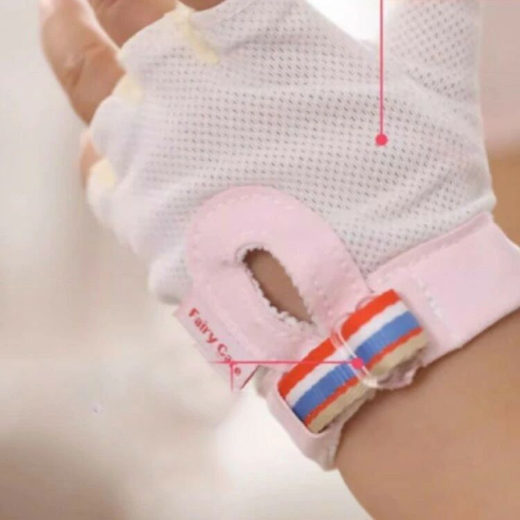 子供 ゆびしゃぶり 矯正器 おしゃぶりガード 爪噛み防止 赤ちゃん 1個入り 指しゃ...