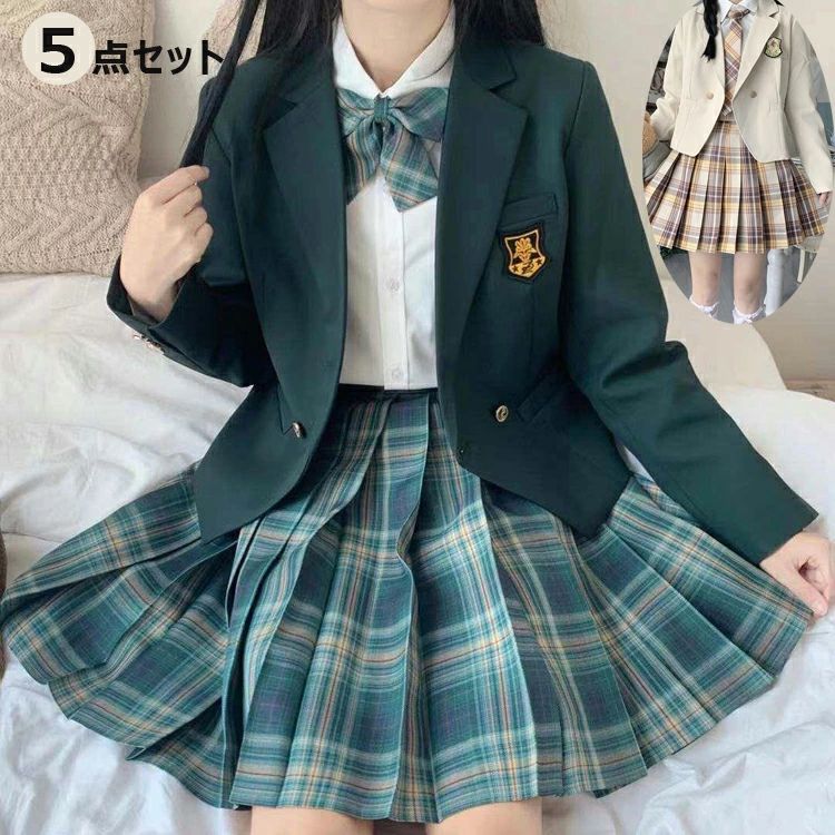 スクール制服 春 通学 セーラー服 可愛い 女子 学生服 秋 長袖 スクール 5点セット 卒業式 長袖 ジャケット 女の子 カジュアル 入学式 オフィス 冬 フォーマル ブレザー 中学生 高校生 学院風 レディース 学園祭 コート スーツ JK制服