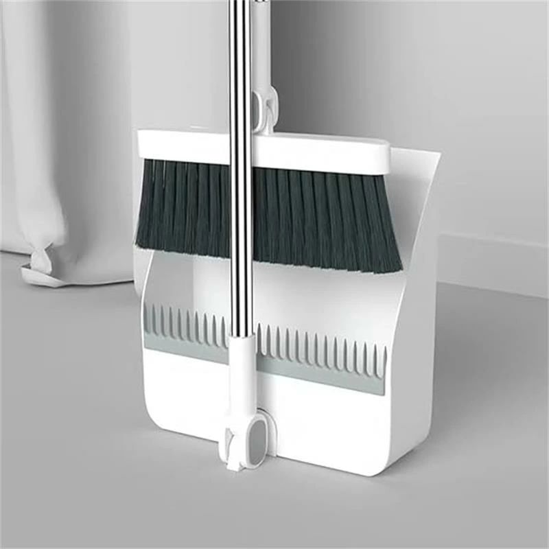 掃除 ベランダ 暗号化されたブラシ ホウキちりとりセット 180°回転式ちほうき 美容室 折りたたみ収納 室内 ちりとり 掃除可能 ほうき 玄関 塵取り 庭 ほうき 収納便利 コンビニ業務用 自立式 外 長柄箒 腰曲げず セット