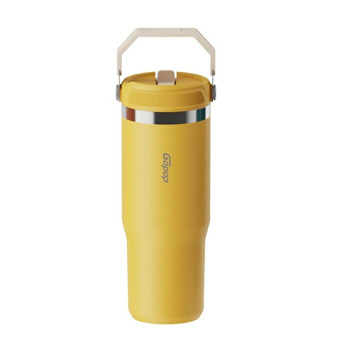 livemartのウォーターボトル コーヒー タンブラー 保冷 ビール 保温 直飲み ステンレスタンブラー マグボトル 持ち運 水筒 蓋付き ステンレスボトル タンブラー タンブラー 漏れ防止 ストロー付き こぼれない ウォーターボトル 大容量 900ml｜アングル2