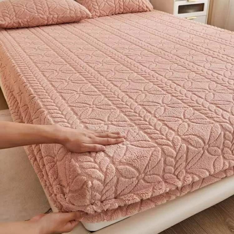 ボックスシーツ 秋 シングル 敷き毛布 模様 ベッドシーツ セミダブル ベッドパッド もこもこ 敷パッド 秋冬用 フランネル 冬 ふわふわ [2]