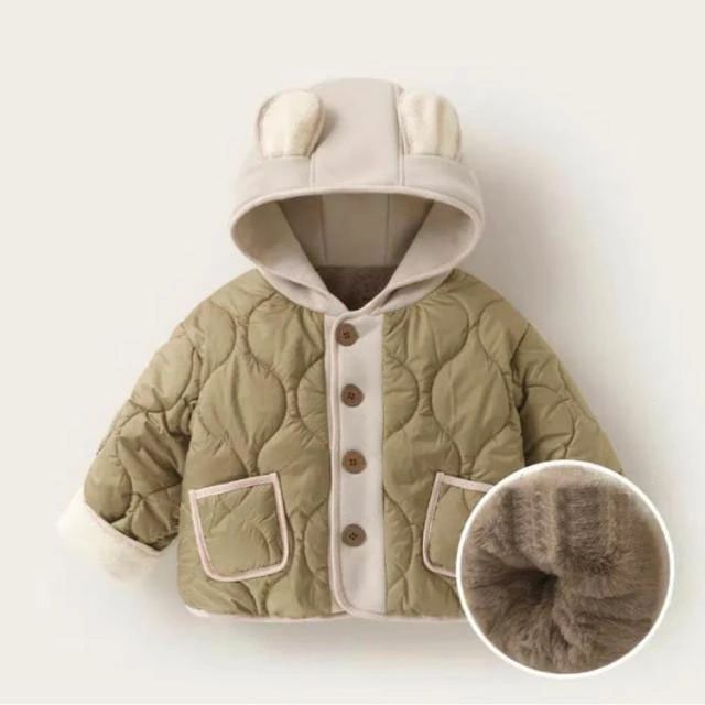 中綿コート ベビー服 子供服 アウター 送料無料 防寒 裏起毛 パーカー 中綿ジャケ...