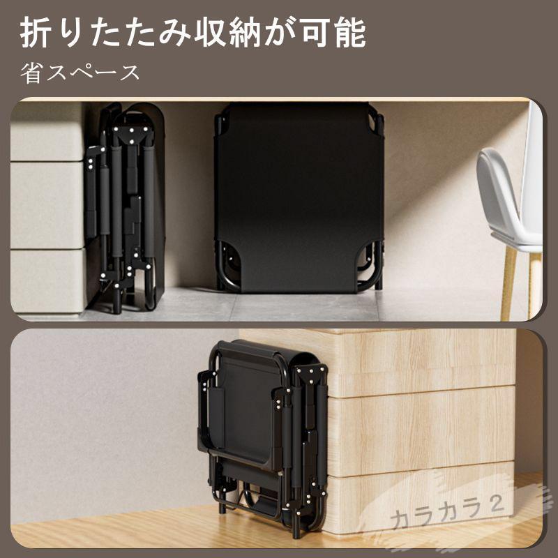 livemartの軽量 シングル マットレス コンパクト キャンプ 簡易 持ち歩きベッド 折りたたみベッド 介護 仮眠午休ベッドオフィス用簡易ベッド介護ベッド 組立不要｜アングル2