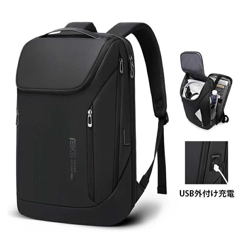 Attache Case - プレゼント メンズ ビジネス 防水 父の日 通勤 旅行 レディース 大容量 シンプル 出張 男女兼用 リュックサック 通学 登山 おしゃれ BANGE リュック 大きめ