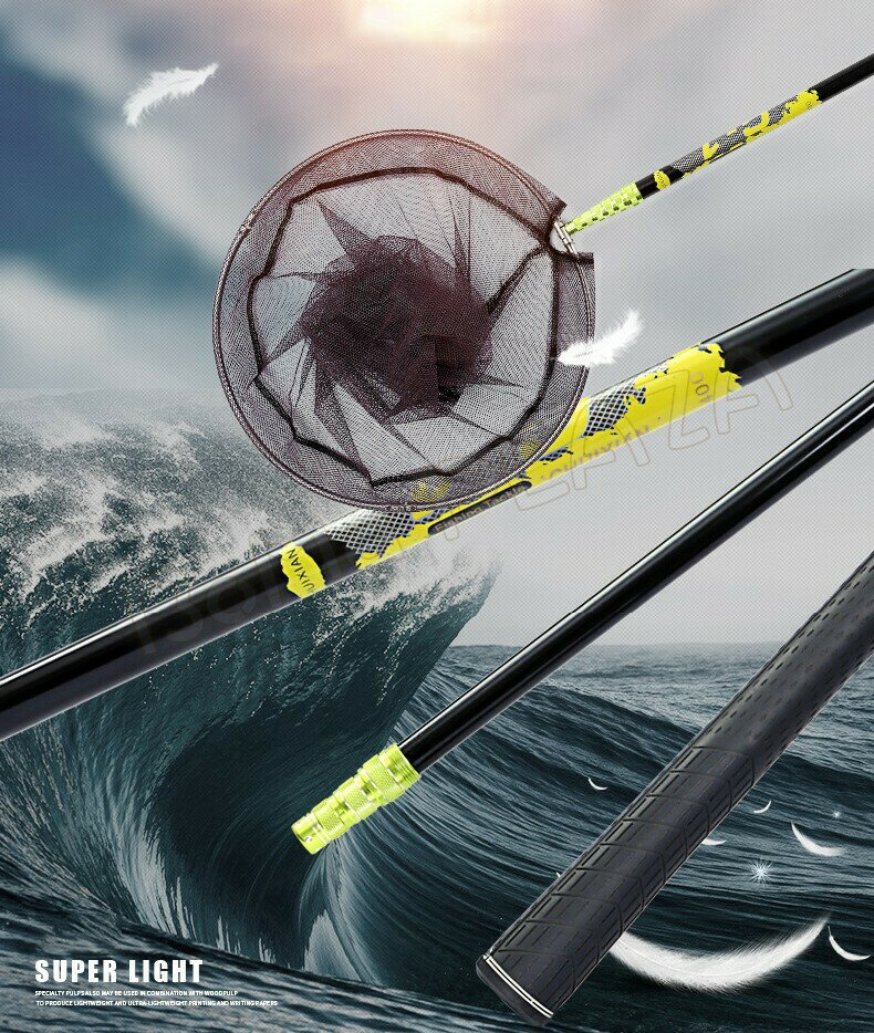 魚取網 大型 漁網 大型 網カゴ エビ 折り畳み式 大漁捕穫 伸縮 渓流 釣り コンパクト収納 漁具 玉網 小魚 釣りネット 仕掛け網 軽量 4.0m 簡単設置 フィッシング 魚捕り網 青物 2