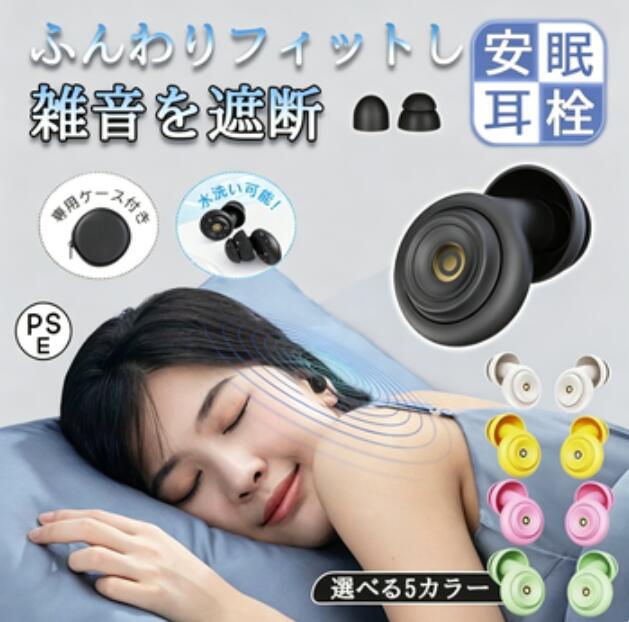 【革命的な耳栓＆効果的な遮音】この耳栓はフトフォーム耳栓は高品質発泡ウレタンからなって、NRR35-50dBのノイズ低減効果があり、遮音性が高くてほとんどの騒音を遮断できるので、安眠やストレス解消を助けられるし、長期間快適な聴覚保護を提供します。【快適さ&amp;耳が痛くない】人間の耳の構造に基づいたデザインで、長時間の装着でも耳に痛みや違和感がありません。外耳道に完全にフィットし、脱落を効果的に防ぎ、より安定します。2種類から、最も快適なサイズを自由に選ぶことができます。【水洗い可能&amp;繰り返し使用】耳栓には左右の区別がなく、耳を軽く引っ張って外耳道に耳栓を押し込むだけで装着できます。柔らかいシリコン製で、肌に優しく抗菌性があり、水洗いでき、繰り返し使用可能です。【収納ケース&amp;用途が広い】耳栓収納ケースが付属しており、耳栓をホコリや湿気から守り、持ち運びが便利で紛失の心配がありません。深い睡眠、防音、スイミング、学習、飛行機、仕事、コンサート、公共機関などに適しています。大音量の環境で耳を保護したい方や音に敏感な方にもおすすめです。母の日 リカバリーウェア【革命的な耳栓＆効果的な遮音】この耳栓はフトフォーム耳栓は高品質発泡ウレタンからなって、NRR35-50dBのノイズ低減効果があり、遮音性が高くてほとんどの騒音を遮断できるので、安眠やストレス解消を助けられるし、長期間快適な聴覚保護を提供します。【快適さ&amp;耳が痛くない】人間の耳の構造に基づいたデザインで、長時間の装着でも耳に痛みや違和感がありません。外耳道に完全にフィットし、脱落を効果的に防ぎ、より安定します。2種類から、最も快適なサイズを自由に選ぶことができます。【水洗い可能&amp;繰り返し使用】耳栓には左右の区別がなく、耳を軽く引っ張って外耳道に耳栓を押し込むだけで装着できます。柔らかいシリコン製で、肌に優しく抗菌性があり、水洗いでき、繰り返し使用可能です。【収納ケース&amp;用途が広い】耳栓収納ケースが付属しており、耳栓をホコリや湿気から守り、持ち運びが便利で紛失の心配がありません。深い睡眠、防音、スイミング、学習、飛行機、仕事、コンサート、公共機関などに適しています。大音量の環境で耳を保護したい方や音に敏感な方にもおすすめです。母の日 リカバリーウェア