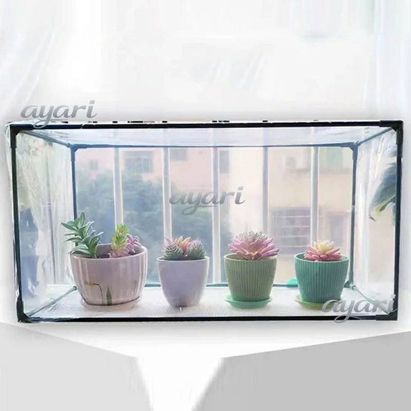 植物 ビニール温室 クリア 折りたたみ 組立簡単 ビニールハウス 家庭用 観葉植物 ...