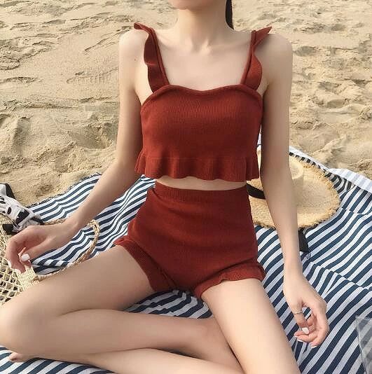 樂天商城 - 温泉可 水着 エレガント 新品 温泉可用 ビキニ★S/M/L/XL スリム 女性