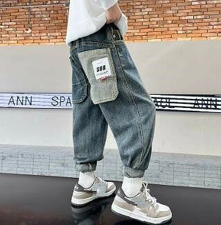 ジーンズ デニムズボン 秋新品 120-170 ボトムス キッズ男の子