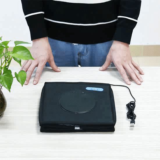 livemartの撮影ブース 撮影スタジオ 白灯 折りたたみ 撮影セット ライト 撮影テント SNS写真 調色 LED 背景12色 撮影ボックス 96/144灯 照明 高輝度LED 商品撮影＆ハンドメイド＆小物撮影 撮影キット 反射板付き 40cm 簡易組立 白一色に全集中 25cm｜アングル3