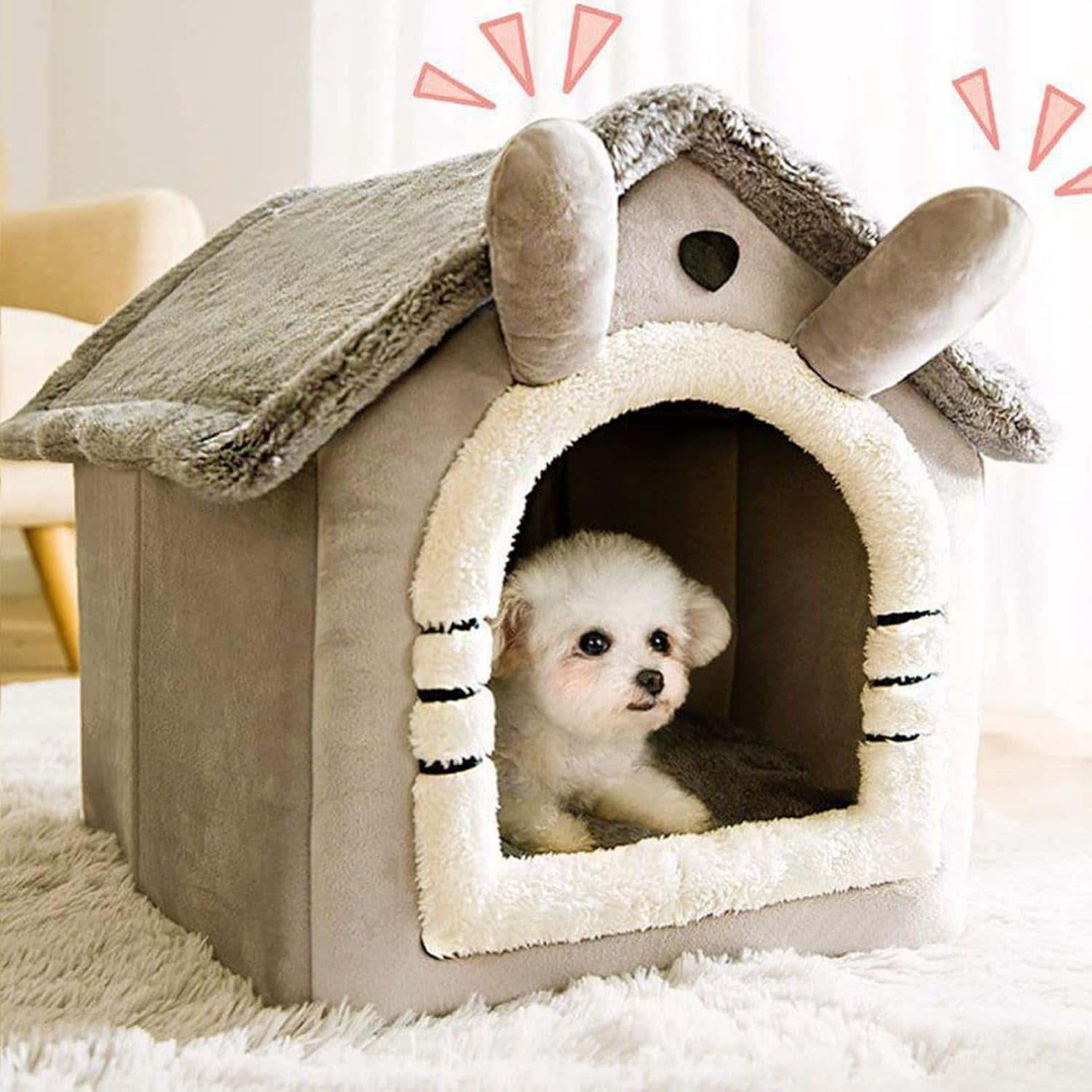 肌触り良い 春夏秋冬対応 耐噛み 室内用 犬用ベッド ペットクッション 保温防寒 ペットハウス 滑り止め お手入れ簡単 ドッグ寝床 おしゃれ