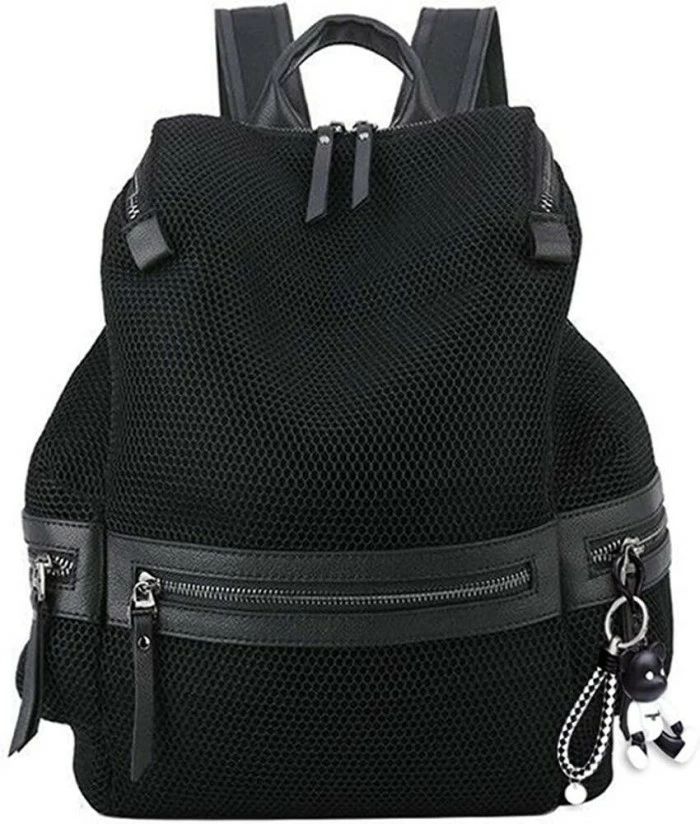 Rucksacks, Day Packs - 母の日のプレゼントに 防水 レディースリュック 高品質PUレザー 大容量 バックパック グレー・ブラック2色から選べる