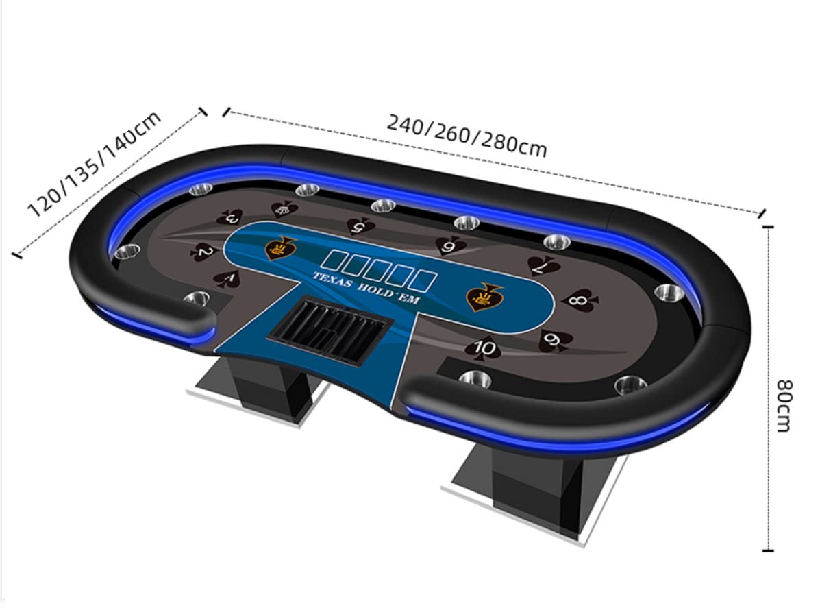 カジノ用品 トップ ポーカーテーブル カップホ...の紹介画像3