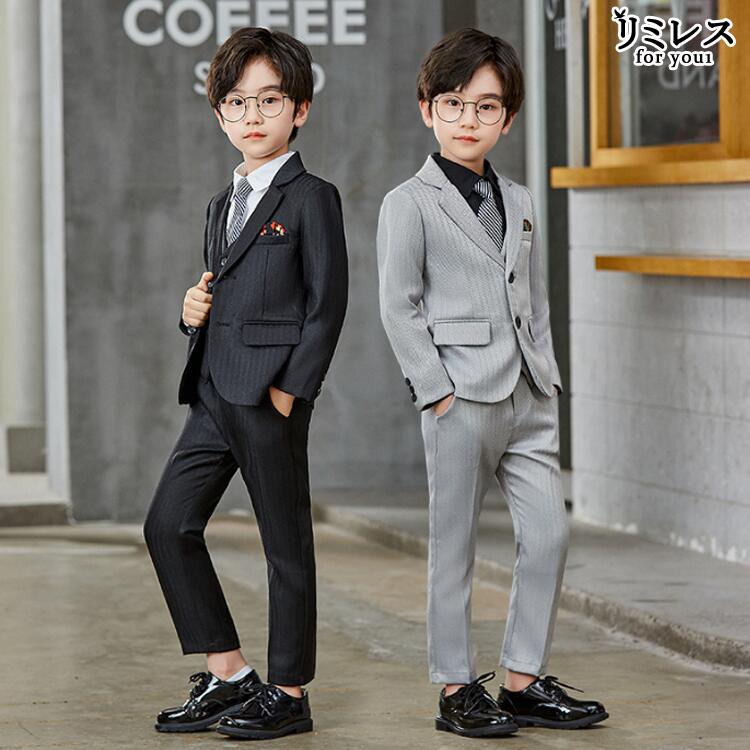 乐天商城 - suits 160 5点セット 子供服 フォーマル 150 120 ブラックスーツ 170 セレモニー 子ども服 入学式 男の子 スーツ お洒落 ピアノ発表会 男子 キッズスーツ 冠婚葬祭 結婚式 4点セット 送料無料 スーツ 130 140 110 ジュニア 90100 発表会 入園式 フォーマルスーツ