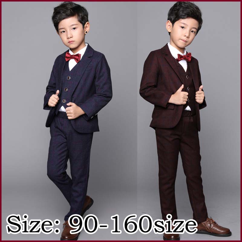 子供スーツ 紳士服 誕生日 キッズ ジャケット+ズボン+ベスト＋蝶ネクタイ＋蝶ネクタイ 子供服フォーマルスーツ 子供スーツ 入学式 七五三 フォーマル こどもスーツ 子供発表会 クリスマスプレゼント 子供スーツ ジュニア 男の子スーツ 5点セット 男の子スーツ 入園式