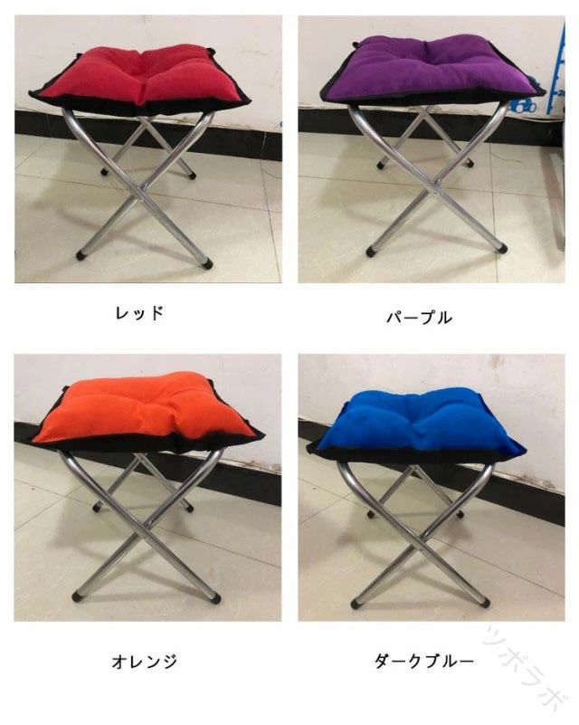 フットレスト カバー クッション 足置き 腰掛け 洗える 極厚 オットマンチェア 脚置き ソファ 一人掛け 収納 フットスツール 椅子 腰かけ オフィス オットマン 折りたたみ [3]
