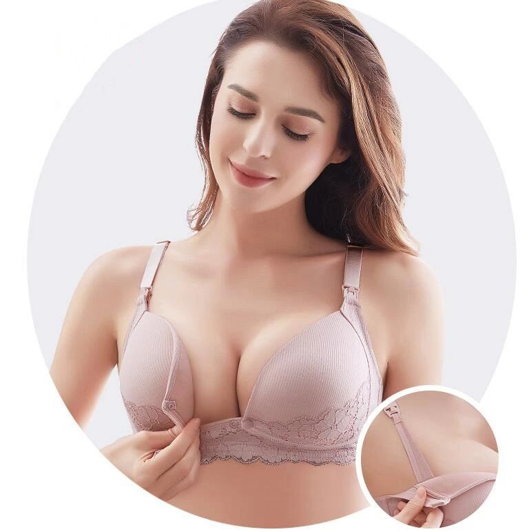 授乳ブラジャー ブラジャー マタニティ授乳兼用 出産準備 マタニティ ブラ 垂れ防ぎ 授乳ブラ 美乳 美妊婦 ノンワイヤー 産後 授乳 2枚セット 産前