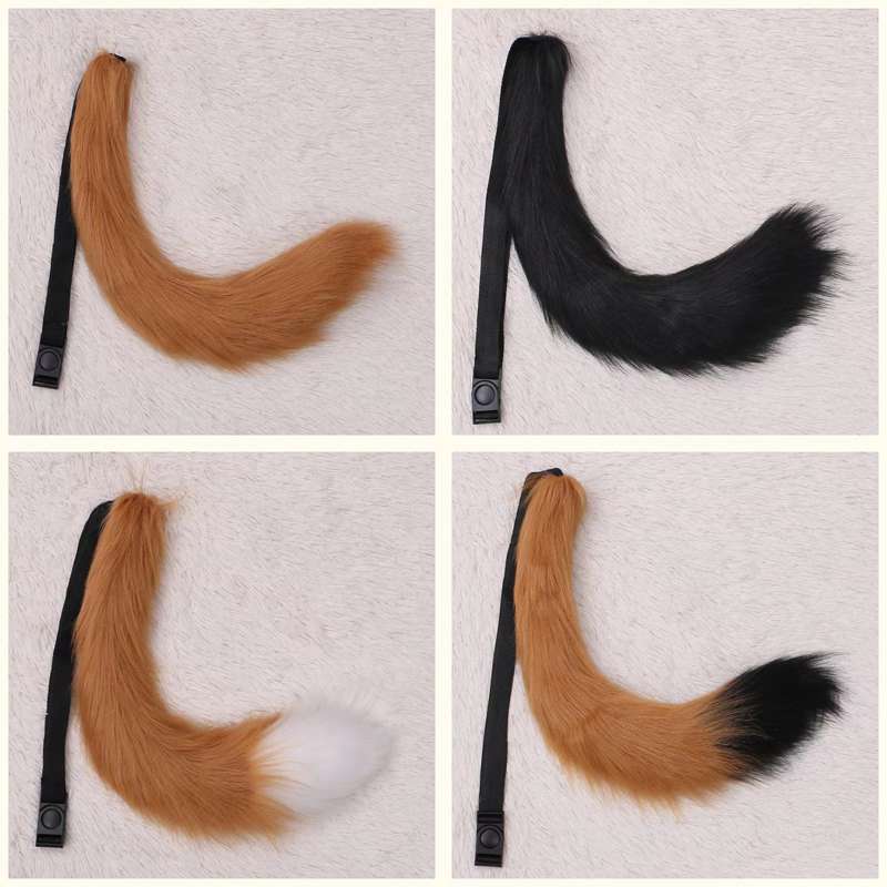 Bunny Girl Head Accessory for Adults, Tail, Party, Animal Ears, Dance, Tail, Kitty, Props, Halloween Costume, Black Cat Tail, Costume, Animal Tail, Recommended for Cat Ear Headband, Fox Dance, Fox Tail, Costume, Wolf, Cosplay Accessory, Animal, Fairy