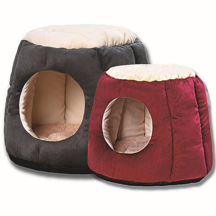 猫ベッド 犬ベッド ペットソファ ペットハウス ぐっすり眠れる サイズL 冬寒さ対策 寝袋 サイズM クッション ホカホカ ドーム型