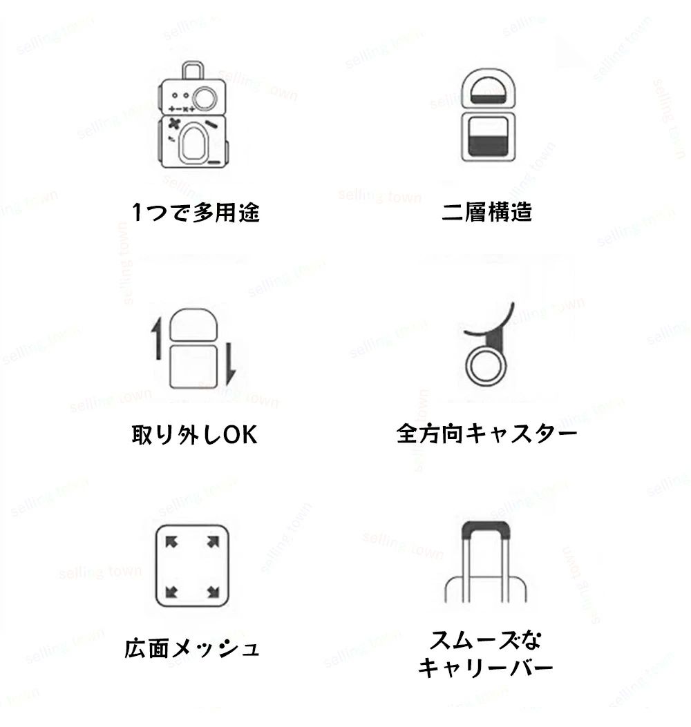 ペット キャリーリュック 二層トロリーバッグ 大容量 キャリーカート 防災避難用 ...