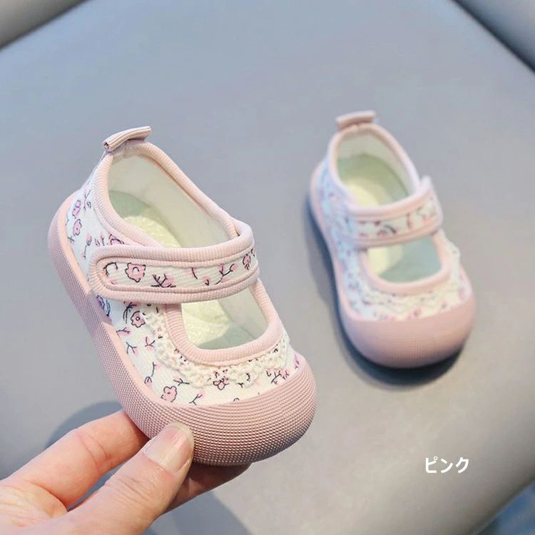 シューズ 靴 夏 子供 幼稚園 小学校 上履き マジックテープ キッズ 上靴 スクールシューズ キャンバス 女の子 スニーカー 入園式 体育館 うわばき 保育園 子供靴 ベビー 通園 学校 doops-10000037 livemart サンプル画像3