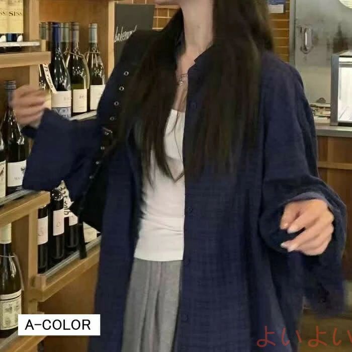 樂天商城 - レディースシャツ秋冬 大人シャツ春 綿シャツ秋冬 大き レディースブラウス秋冬 ロングシャツ春 きれいめシャツ レディース レディースシャツ春秋 新作シャツ秋