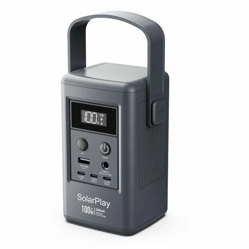 ?【96.2Whで小型デザイン】コップほどのコンパクトサイズ(9.4x7.5x14cm)、重量わずか0.78kg。子供でも片手でラクに持ち運べます。96.2Whの容量で、携帯・タブレットなどのデバイスをいつでもどこでも充電可能です。 ?【高品質リン酸カルシウム&amp;BMS機能】安全性高く長寿命性のリン酸鉄リチウムバッテリー(LiFePO4)を採用。バッテリーマネージメントシステム(BMSシステム)搭載してバッテリーセルの電圧や温度を適切に管理することで高温、過熱、過電をちゃんとして防止できます。 ?【4つの出力ポート搭載】USB-A(18W)x1、USB-C(20W/65W/100W)x3の合計4つの出力ポートを搭載。さまざまなデバイスを同時に充電可能。 ?【緊急対策&amp;LED照明】SolarPlayQ100は背面にLEDライトを搭載。ストラップと組み合わせることで、手提げライトとして使用できます。停電時などの非常時にも、長時間・十分な明るさの照明を確保。LEDライトは明るさ調整にも対応しています。 ?【パッケージ内容と日本語対応】SolarPlayQ100ポータブル電源本体、USB-Cケーブル、取扱説明書。?【96.2Whで小型デザイン】コップほどのコンパクトサイズ(9.4x7.5x14cm)、重量わずか0.78kg。子供でも片手でラクに持ち運べます。96.2Whの容量で、携帯・タブレットなどのデバイスをいつでもどこでも充電可能です。 ?【高品質リン酸カルシウム&amp;BMS機能】安全性高く長寿命性のリン酸鉄リチウムバッテリー(LiFePO4)を採用。バッテリーマネージメントシステム(BMSシステム)搭載してバッテリーセルの電圧や温度を適切に管理することで高温、過熱、過電をちゃんとして防止できます。 ?【4つの出力ポート搭載】USB-A(18W)x1、USB-C(20W/65W/100W)x3の合計4つの出力ポートを搭載。さまざまなデバイスを同時に充電可能。 ?【緊急対策&amp;LED照明】SolarPlayQ100は背面にLEDライトを搭載。ストラップと組み合わせることで、手提げライトとして使用できます。停電時などの非常時にも、長時間・十分な明るさの照明を確保。LEDライトは明るさ調整にも対応しています。 ?【パッケージ内容と日本語対応】SolarPlayQ100ポータブル電源本体、USB-Cケーブル、取扱説明書。