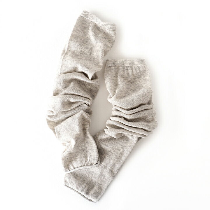 創喜綿のひんやりUVアームカバーLライトグレー杢[ネコポス対応]［2点までメール便対応］[初夏猛暑日焼..