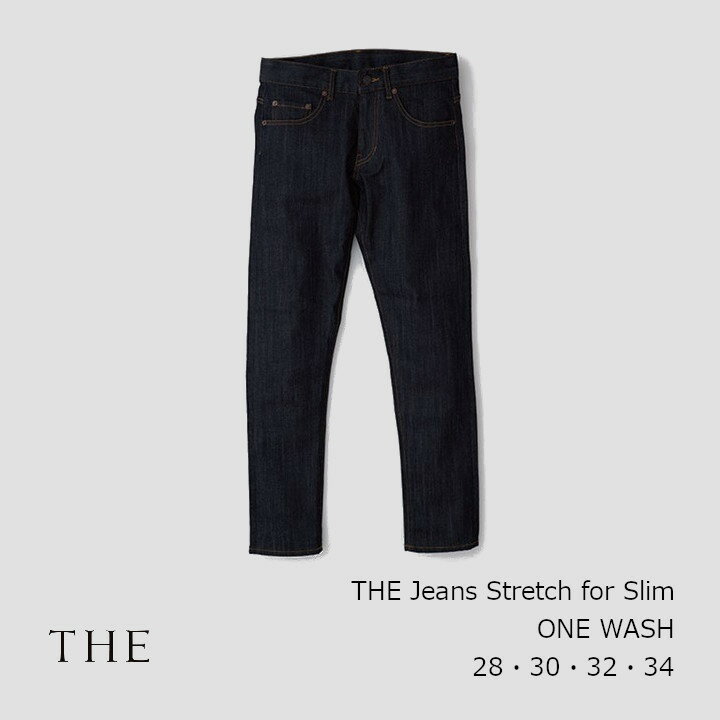楽天住まいと暮らしのドアーズ中川政七商店　[THE]THE Jeans Stretch for Slim ONE WASHサイズ28・30・32・34[ お取り寄せ品 欠品の際はメールにてご案内させていただきます ]